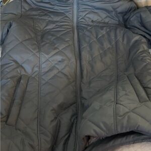 Columbia Men's Charcoal Quilted Puffer Jacket